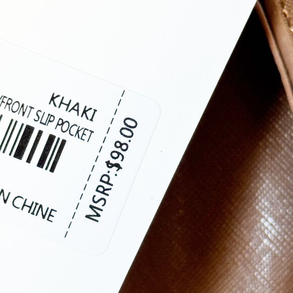 Trina Turk Mini Tote Crossbody Bag with Gold Hardware – New Khaki Color - Picture 7 of 8